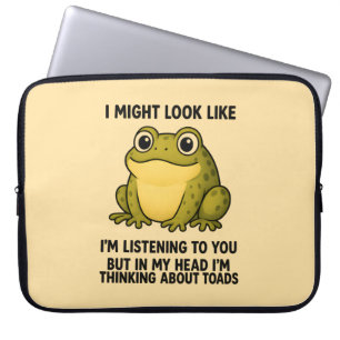 Housse Pour Ordinateur Portable Cadeau drôle de grenouille crapaud pour la survie