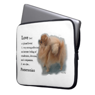 Housse Pour Ordinateur Portable Cadeaux amoureux de Poméranie