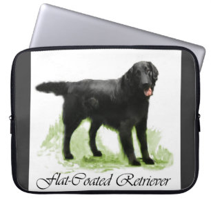 Housse Pour Ordinateur Portable Cadeaux d'Art Retriever à revêtement plat