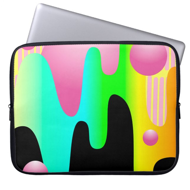 Housse Pour Ordinateur Portable cadre d'illustration de conception avec conception (Devant)