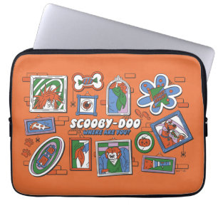 Housse Pour Ordinateur Portable Cadres photo de Scooby-Doo pour Halloween