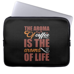 Housse Pour Ordinateur Portable Café Art L'Arôme Du Café