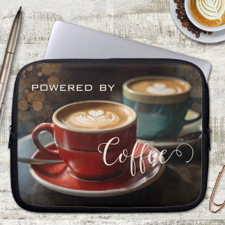 Housse Pour Ordinateur Portable Café Cappuccino Elégante Manche Ordinateur Portabl