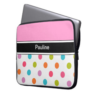 Housse Pour Ordinateur Portable Caisse d'ordinateur portable de monogramme