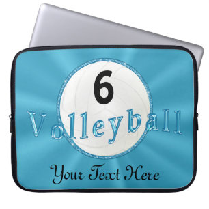Housse Pour Ordinateur Portable Caisses personnalisées de volleyball pour des