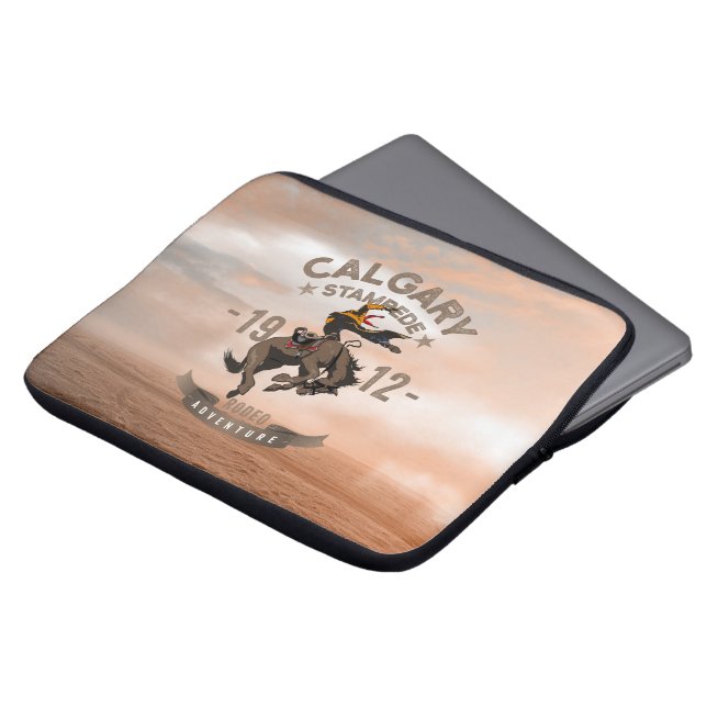 Housse Pour Ordinateur Portable Calgary Stampede Rodeo | 13" (Devant haut)
