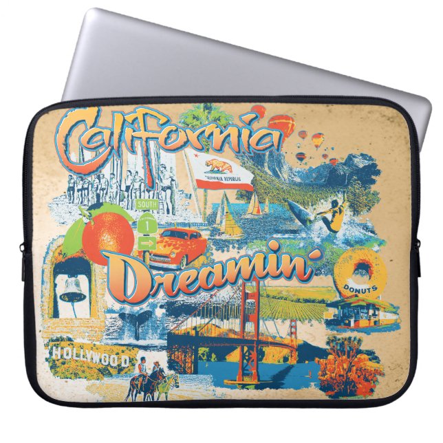 Housse Pour Ordinateur Portable California Dreaming (Devant)
