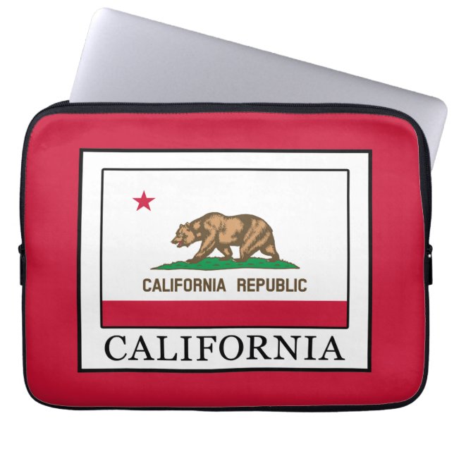 Housse Pour Ordinateur Portable Californie (Devant)