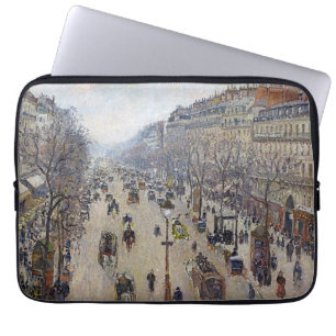 Housse Pour Ordinateur Portable Camille Pissarro - Boulevard Montmartre, matin
