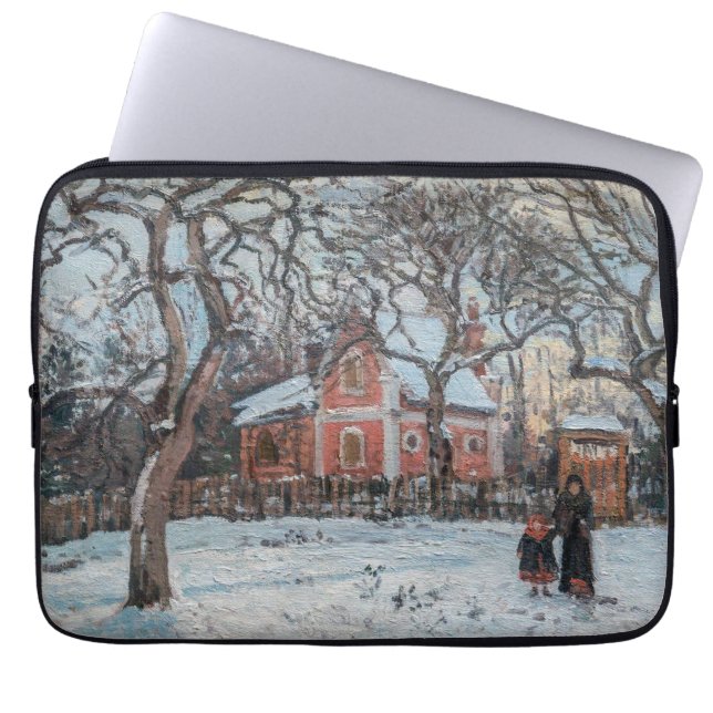Housse Pour Ordinateur Portable Camille Pissarro - Chataigniers a Louvecienne (Devant)