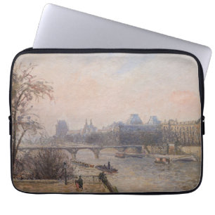 Housse Pour Ordinateur Portable Camille Pissarro - La Seine et le Louvre