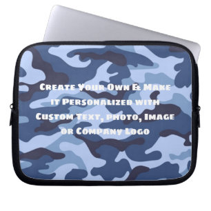 Housse Pour Ordinateur Portable Camion bleu et noir personnalisé