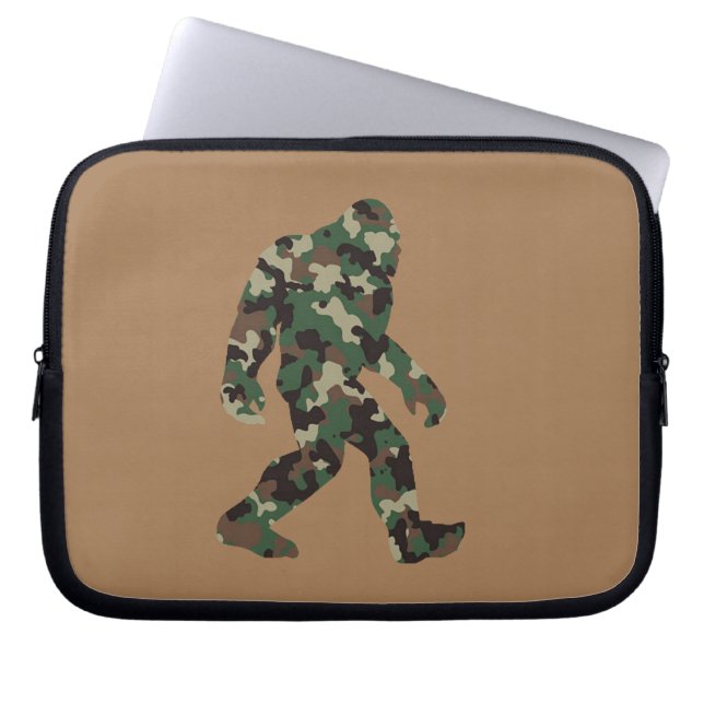 Housse Pour Ordinateur Portable Camo Bigfoot Sasquatch (Devant)