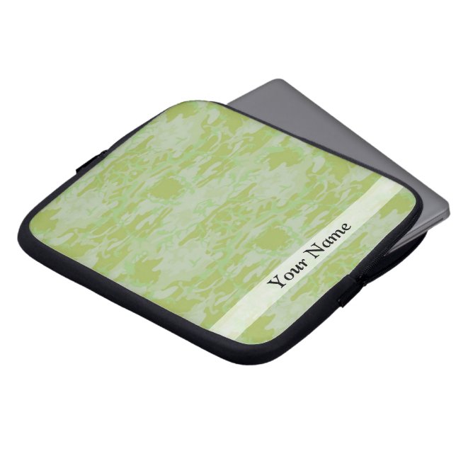 Housse Pour Ordinateur Portable Camo vert (Devant haut)