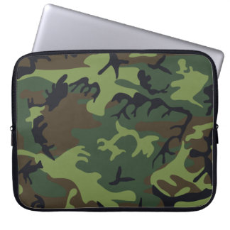 Housse Pour Ordinateur Portable Camo Woodland