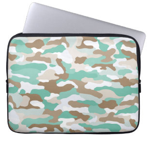 Housse Pour Ordinateur Portable Camouflage côtier