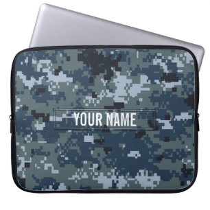 Housse Pour Ordinateur Portable Camouflage de la marine NWU personnalisable
