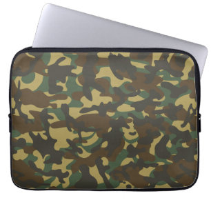 Housse Pour Ordinateur Portable Camouflage forestier