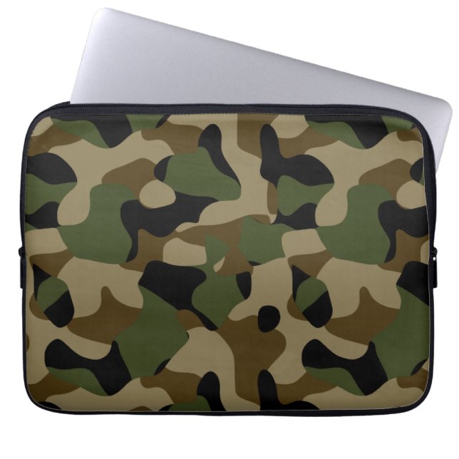 Housse Pour Ordinateur Portable Camouflage militaire (Devant)