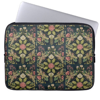 Housse Pour Ordinateur Portable campagne folklorique damassée