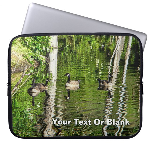 Housse Pour Ordinateur Portable (Canada) Oie verte (Devant)
