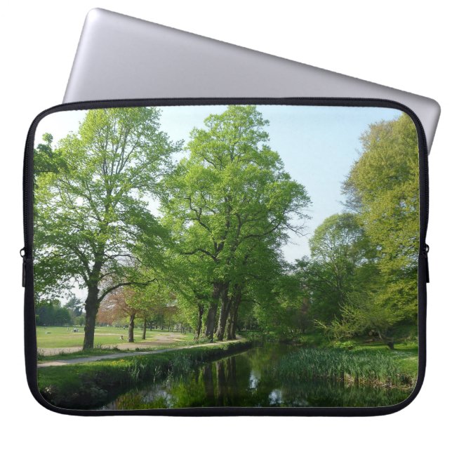Housse Pour Ordinateur Portable Canal - Bute Park, Cardiff (Devant)