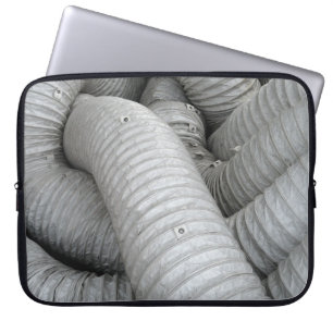 Housse Pour Ordinateur Portable Canapé en tissu gris et noir