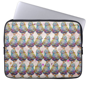 Housse Pour Ordinateur Portable Canard nommé Arc-en-ciel