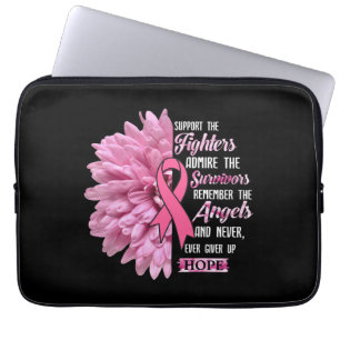 Housse Pour Ordinateur Portable Cancer Du Sein Soutien Les Combattants Cadeau Pour
