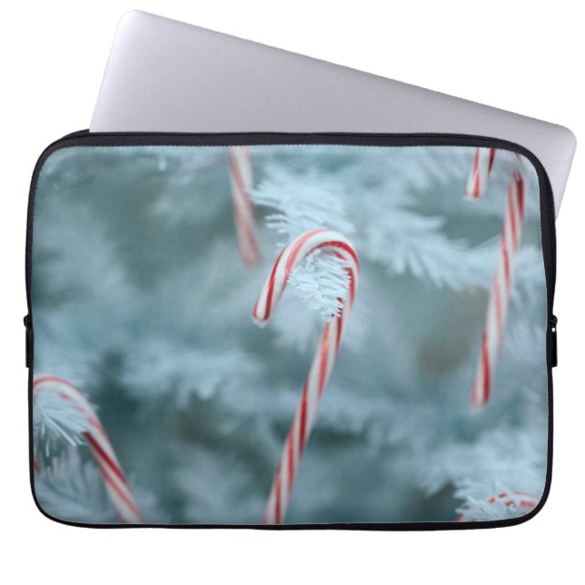 Housse Pour Ordinateur Portable Candy Cane on Tree (Devant)