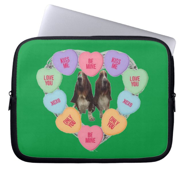 Housse pour ordinateur portable Candy Love Hearts  (Devant)