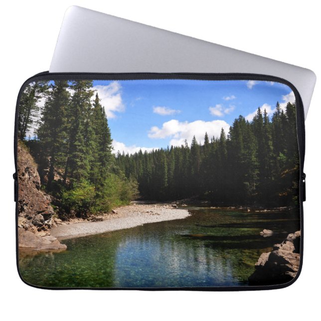 Housse Pour Ordinateur Portable Canoe Meadows Kananaskis Canada Photo (Devant)