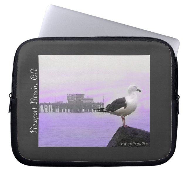 Housse Pour Ordinateur Portable Capsule Seagull at Newport (Devant)