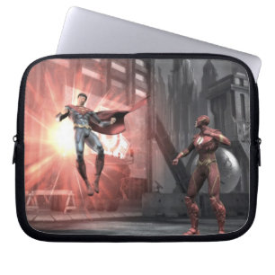 Housse Pour Ordinateur Portable Capture d'écran : Superman vs Flash