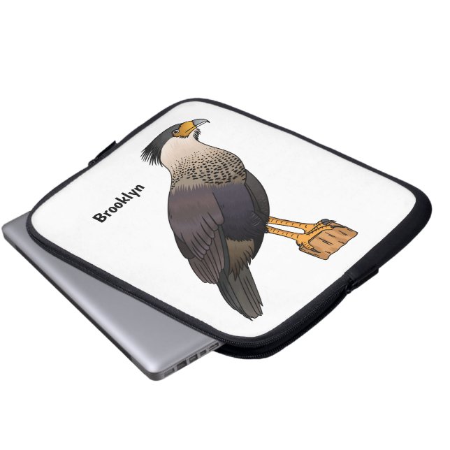 Housse Pour Ordinateur Portable Caracara en berceau dessin animé (Devant bas)