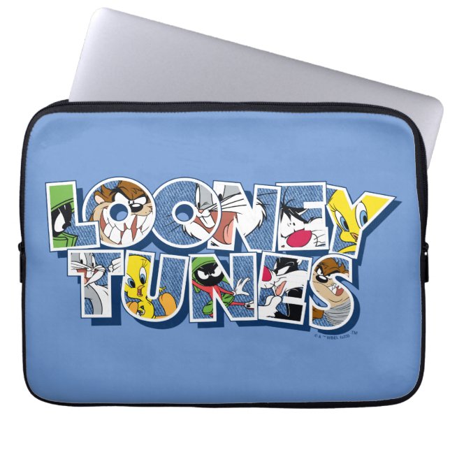 Housse Pour Ordinateur Portable Caractères LOONEY TUNES™ en lettres (Devant)