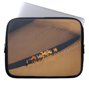 Housse Pour Ordinateur Portable Caravane de chameaux dans le désert, Dunhuang, Gan