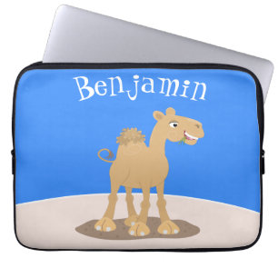 Housse Pour Ordinateur Portable Caricature de dromadaire joyeux et souriant