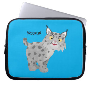 Housse Pour Ordinateur Portable Caricature de lynx de lynx de lynx