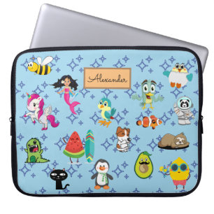 Housse Pour Ordinateur Portable Caricatures scintillent mignons dessins animés pou