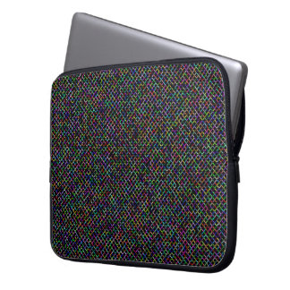 Housse Pour Ordinateur Portable carré coloré géométrique unique motif dynamique