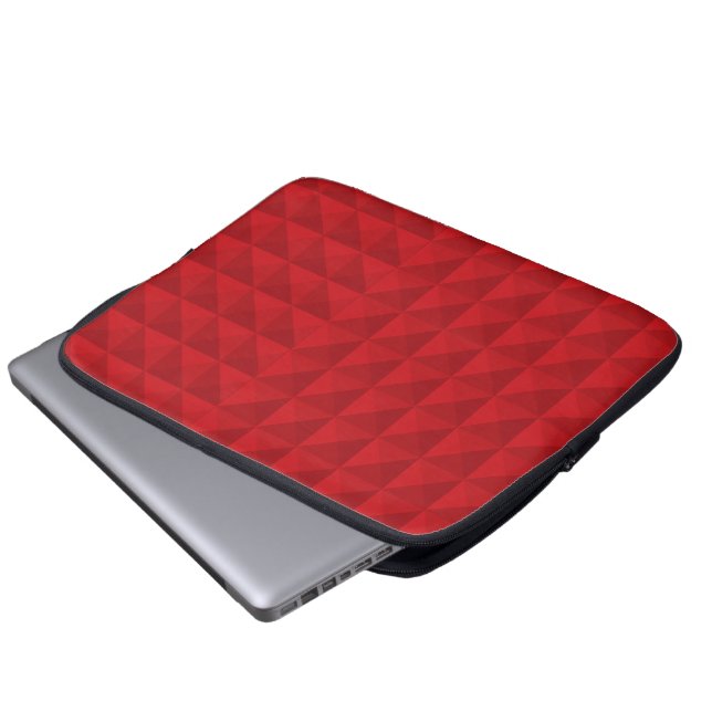 Housse Pour Ordinateur Portable Carré rouge (Devant bas)