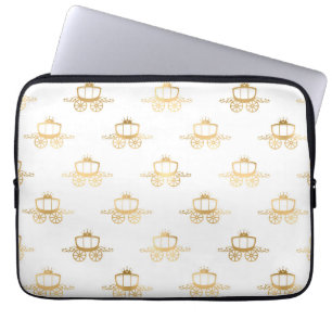 Housse Pour Ordinateur Portable Carrosses Dorés Cendrillon Princesse Royale Magie