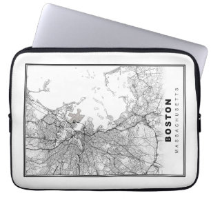 Housse Pour Ordinateur Portable Carte Boston