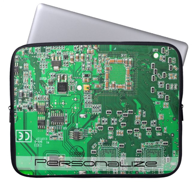 Housse Pour Ordinateur Portable Carte circuit imprimé circuit vert PCB (Devant)