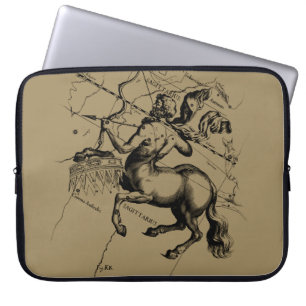 Housse Pour Ordinateur Portable Carte de la constellation Sagittarius par Hevelius