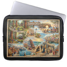 Carte de l'ambiance de Santa Cruz – Impression d'a