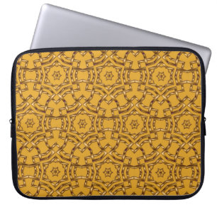 Housse Pour Ordinateur Portable Carte de visite de luxe et ornement doré. Géométri