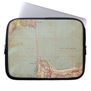 Housse Pour Ordinateur Portable Carte topographique du Golden Gate