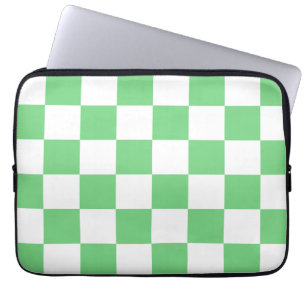 Housse Pour Ordinateur Portable Carton de tableau de bord vert rétro Y2K